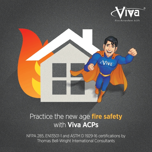 Fire Safety With Viva ACP Sheet Elevation Design